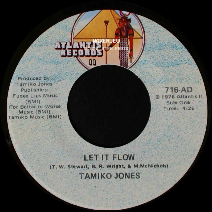 Tamiko Jones - Let It Flow / Cloudy side A