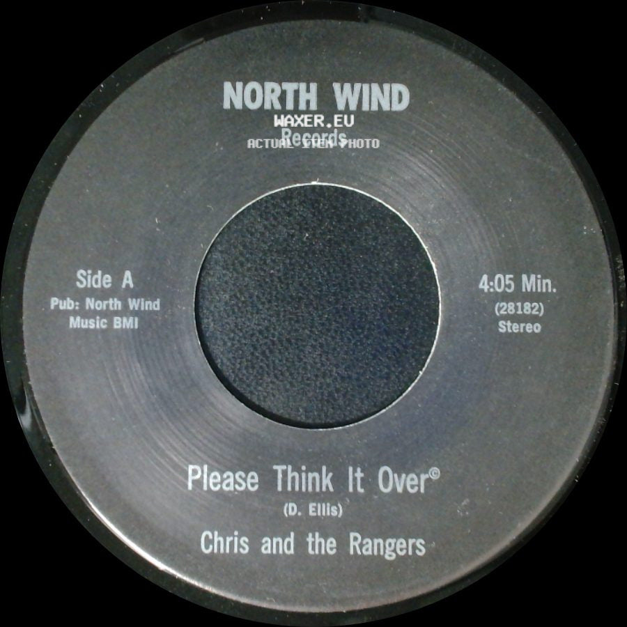Chris And The Rangers - Please Think It Over / Sing Me A Tune side A
