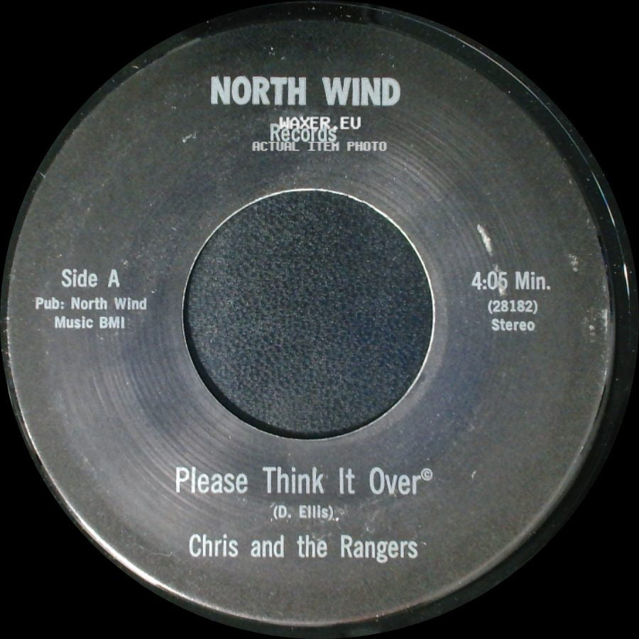 Chris And The Rangers - Please Think It Over / Sing Me A Tune side A