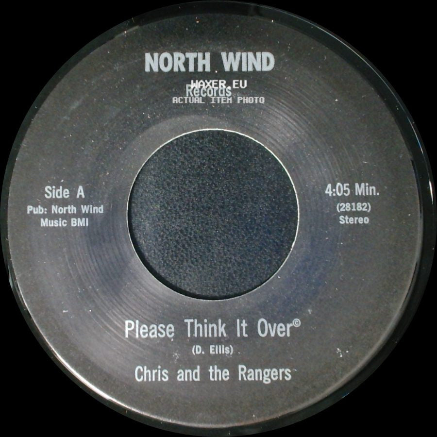 Chris And The Rangers - Please Think It Over / Sing Me A Tune side A
