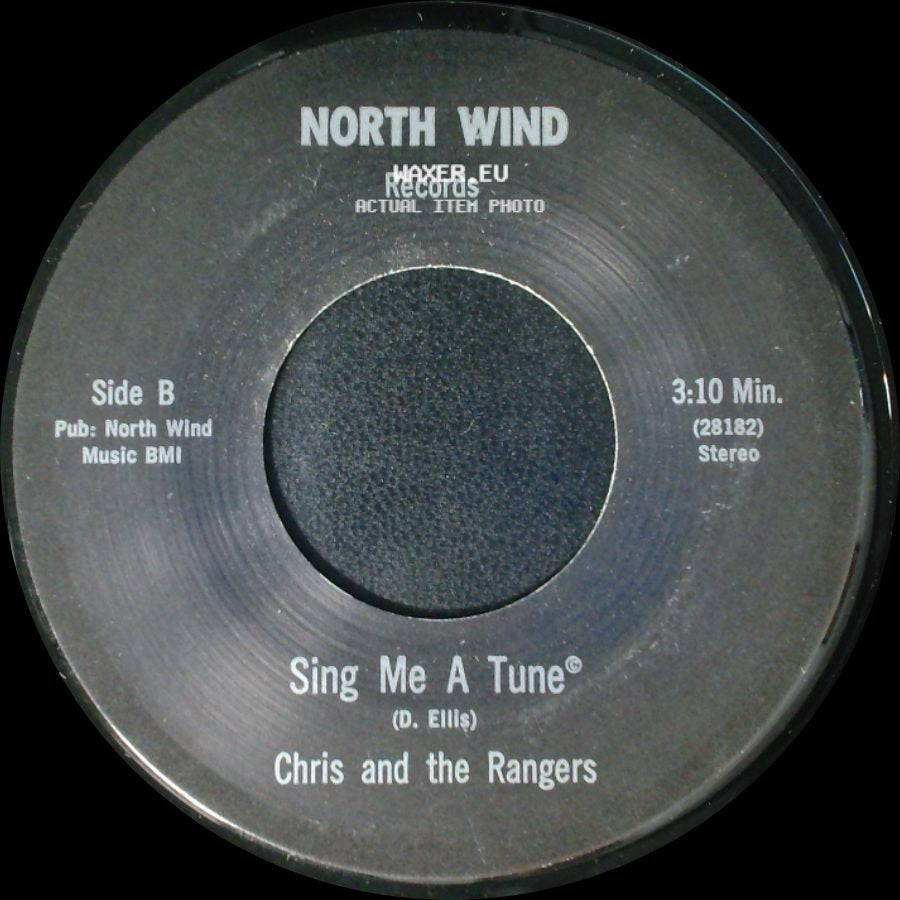 Chris And The Rangers - Please Think It Over / Sing Me A Tune side B