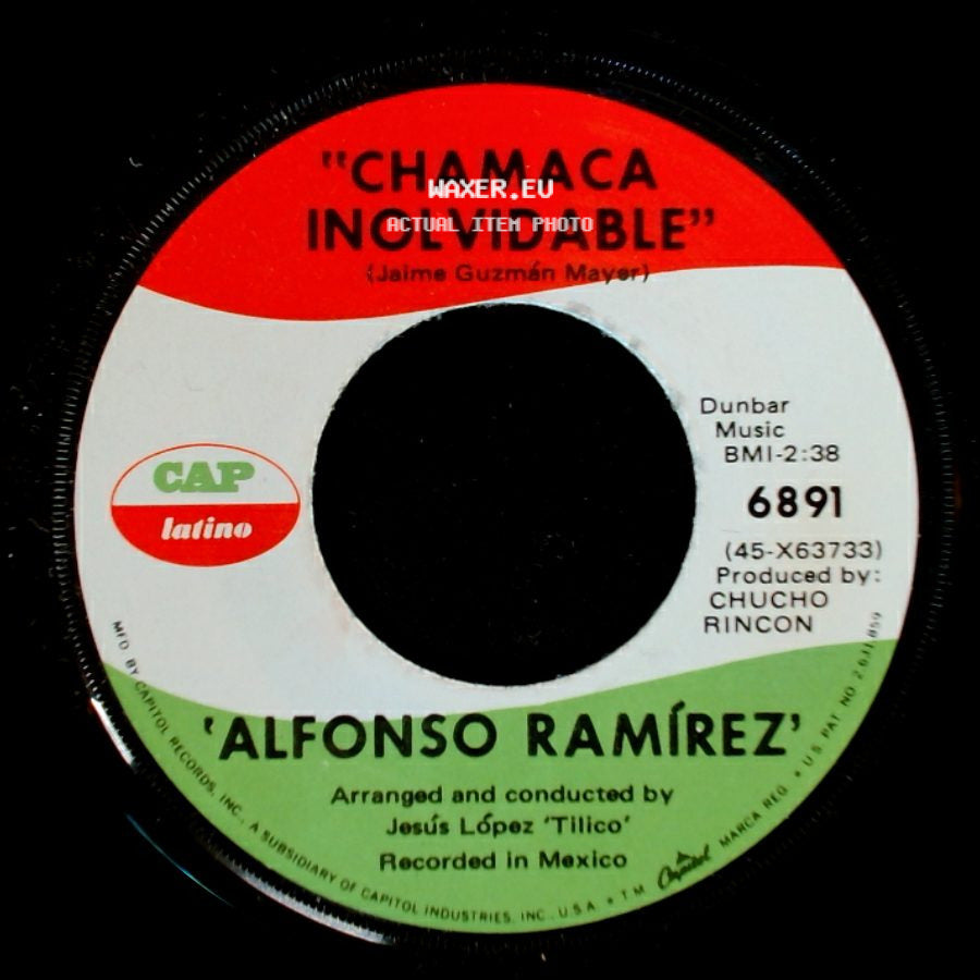 Alfonso Ramírez - Soy Indio / Chamaca Inolvidable side B