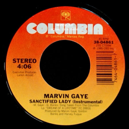 Marvin Gaye - Sanctified Lady (Instrumental) / Sanctified Lady side A