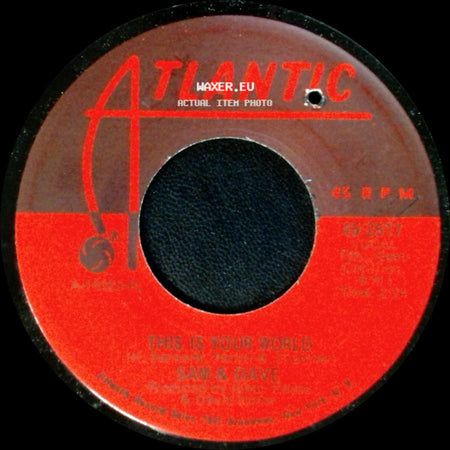 Sam & Dave - You Don't Know What You Mean To Me / This Is Your World side B