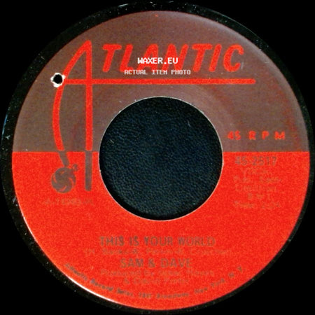 Sam & Dave - You Don't Know What You Mean To Me / This Is Your World side B