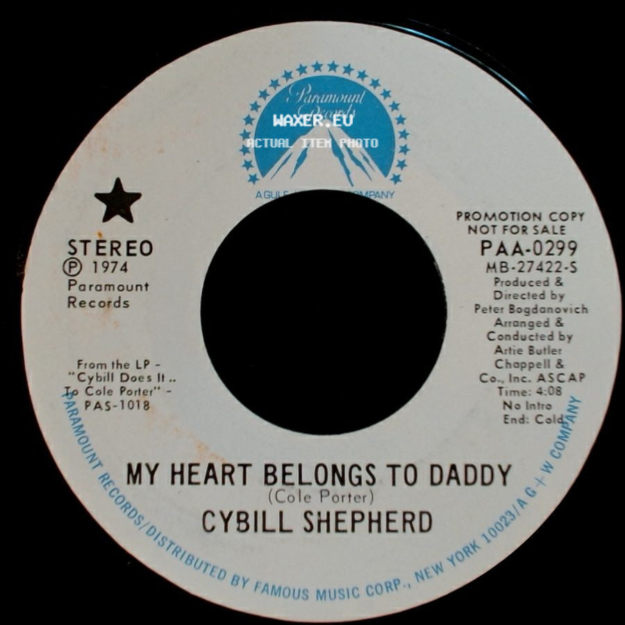 Cybill Shepherd - Anything Goes / My Heart Belongs To Daddy side B