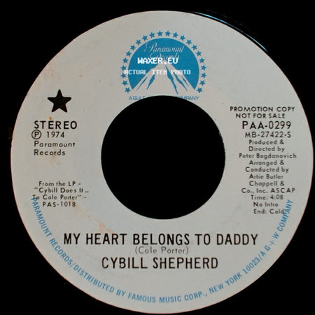 Cybill Shepherd - Anything Goes / My Heart Belongs To Daddy side B