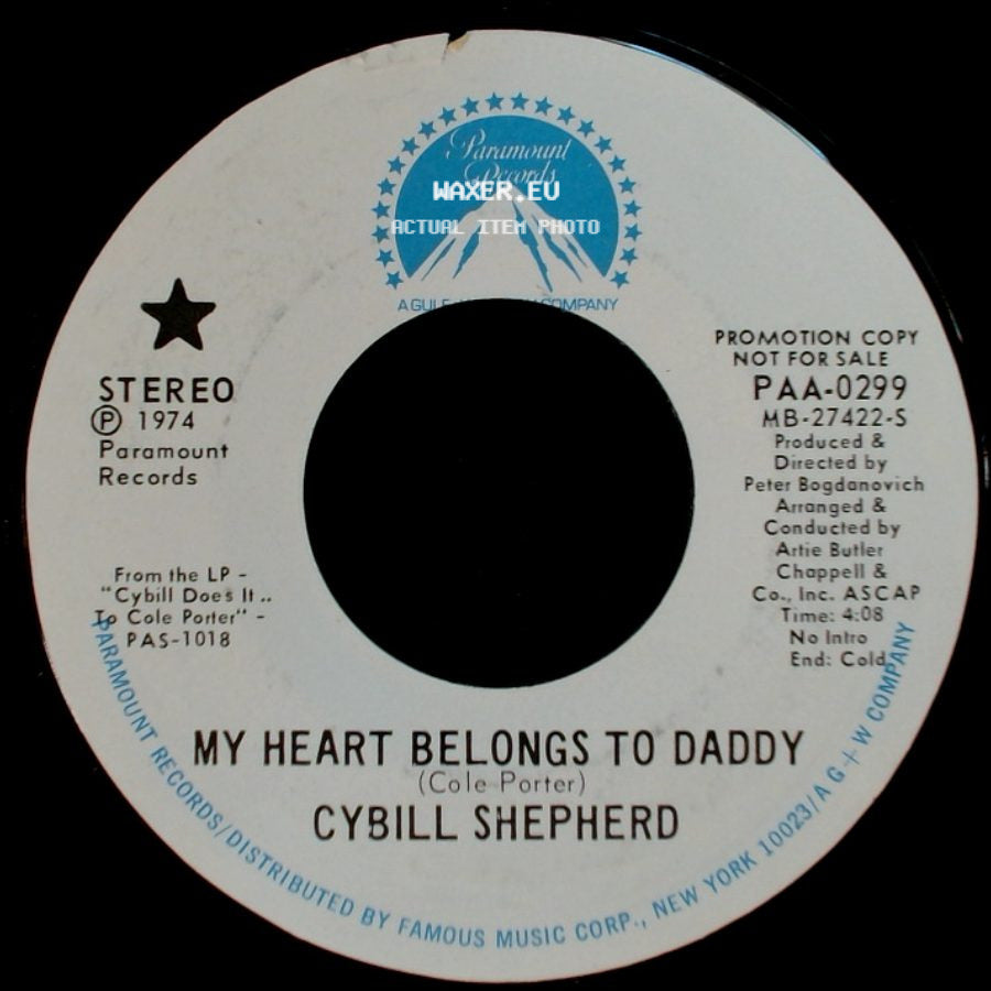 Cybill Shepherd - Anything Goes / My Heart Belongs To Daddy side B