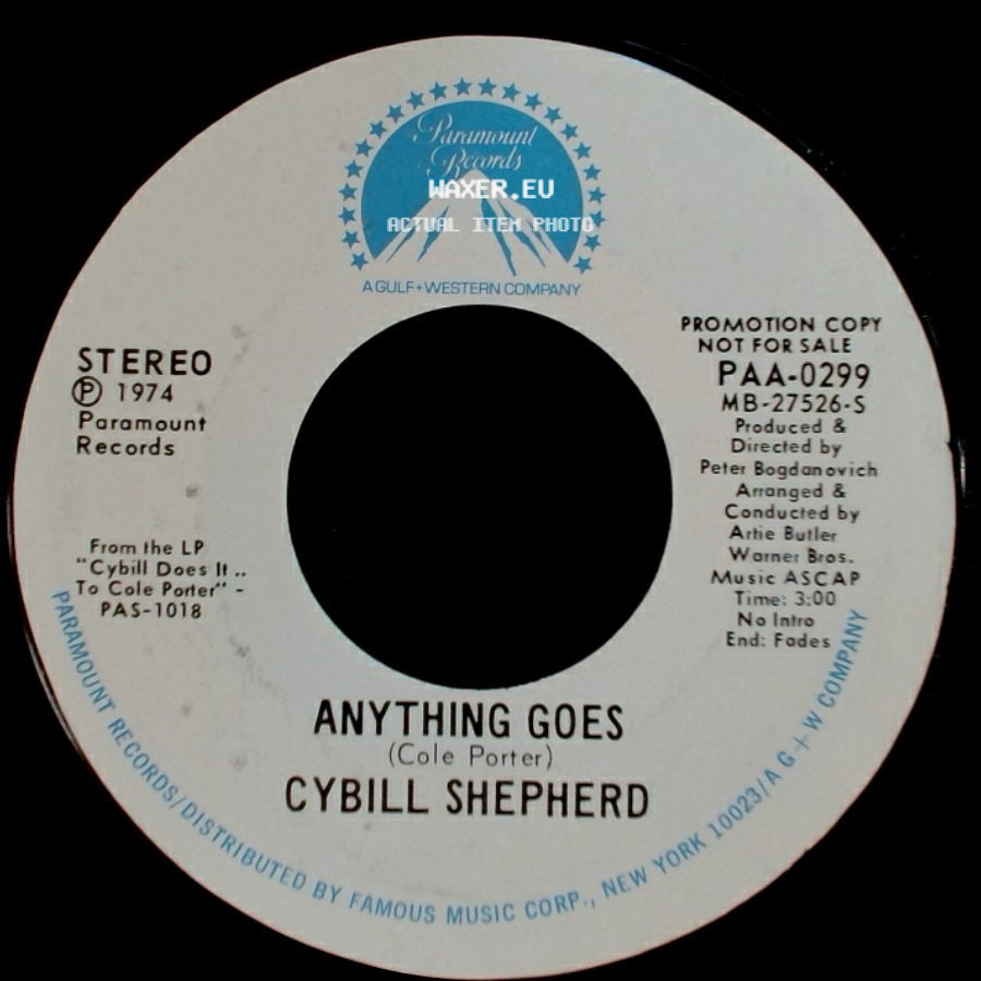 Cybill Shepherd - My Heart Belongs To Daddy / Anything Goes side B
