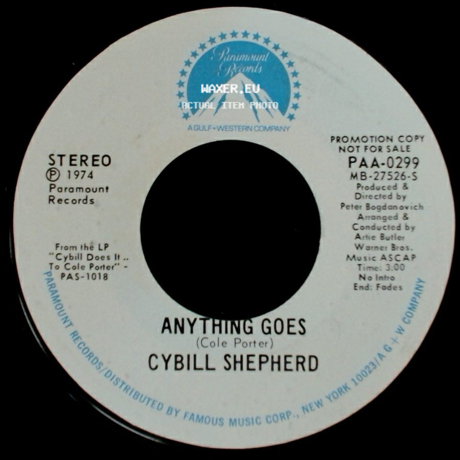 Cybill Shepherd - My Heart Belongs To Daddy / Anything Goes side B