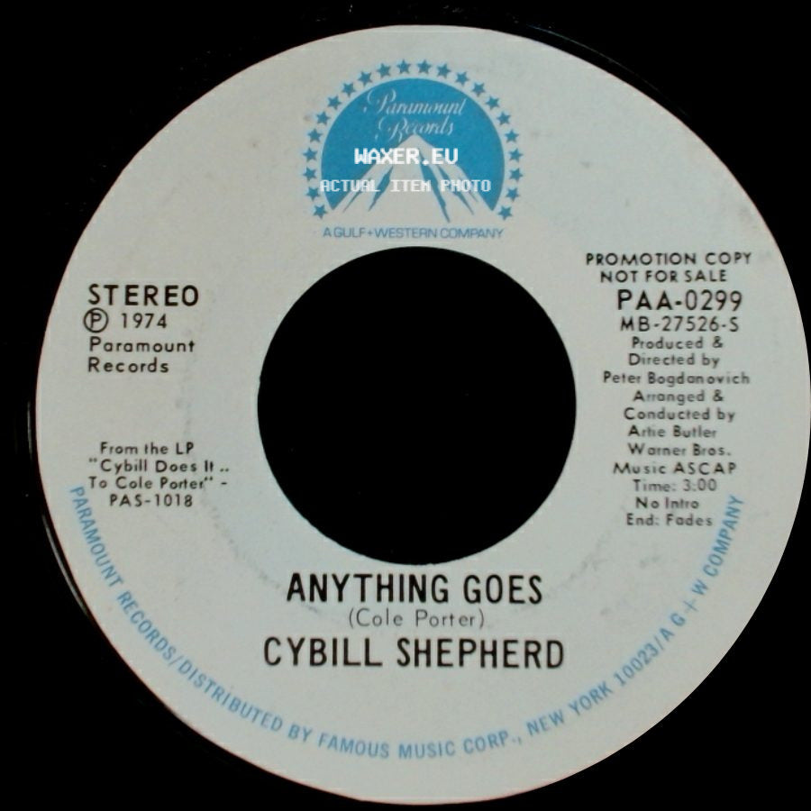 Cybill Shepherd - Anything Goes / My Heart Belongs To Daddy side A