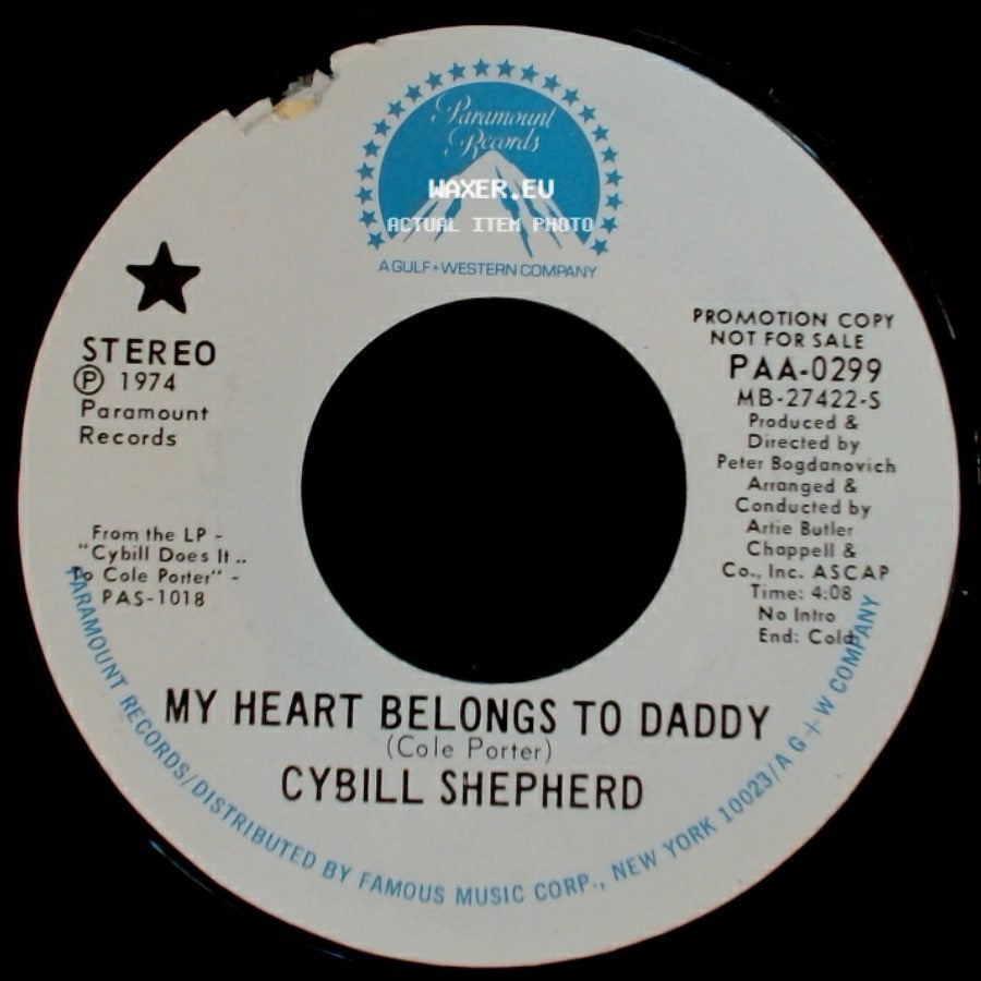 Cybill Shepherd - Anything Goes / My Heart Belongs To Daddy side B