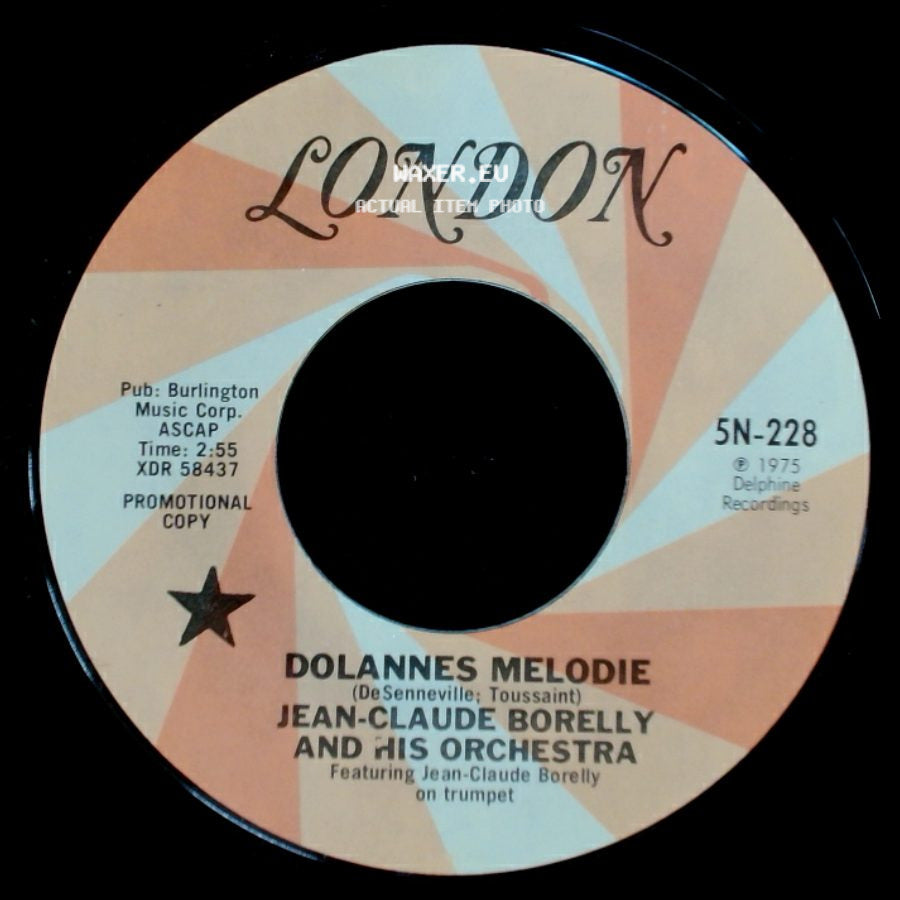 Jean-Claude Borelly And His Orchestra - Dolannes Melodie / Dolannes Melodie side B