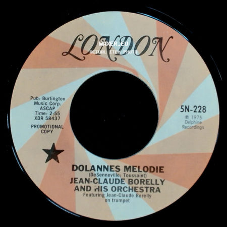 Jean-Claude Borelly And His Orchestra - Dolannes Melodie / Dolannes Melodie side B