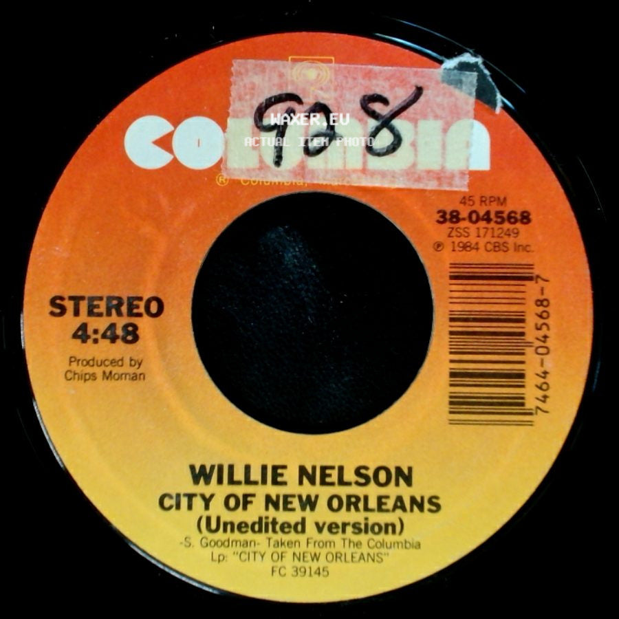 Willie Nelson - Why Are You Pickin' On Me / City Of New Orleans (Unedited Version) side B