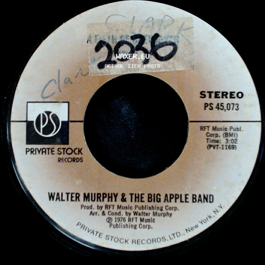 Walter Murphy & The Big Apple Band - Unknown Title A / California Strut side A