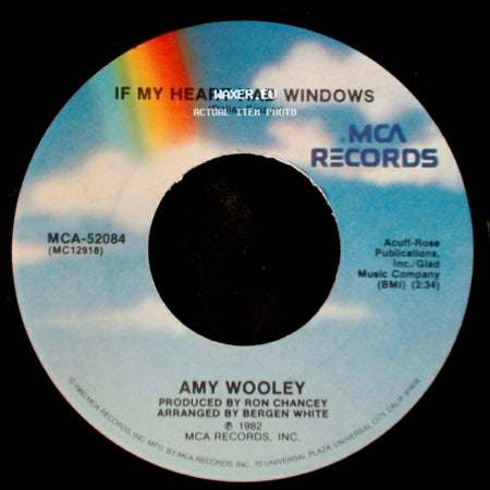 Amy Wooley - If My Heart Had Windows / Burned By Love side A