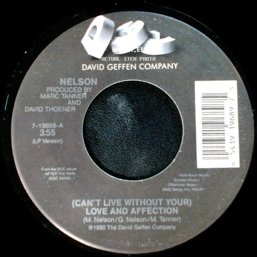 Nelson - (Can't Live Without Your) Love And Affection / Will You Love Me? side A