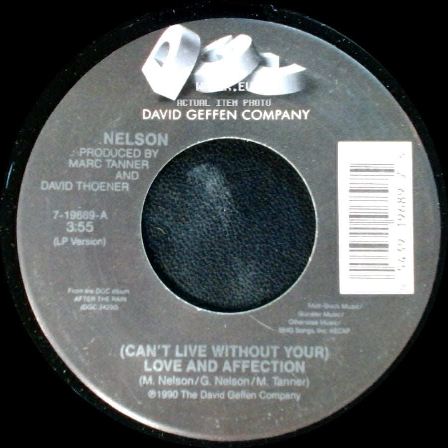 Nelson - (Can't Live Without Your) Love And Affection / Will You Love Me? side A