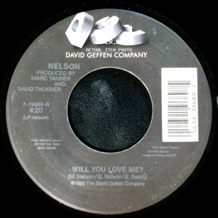 Nelson - (Can't Live Without Your) Love And Affection / Will You Love Me? side B