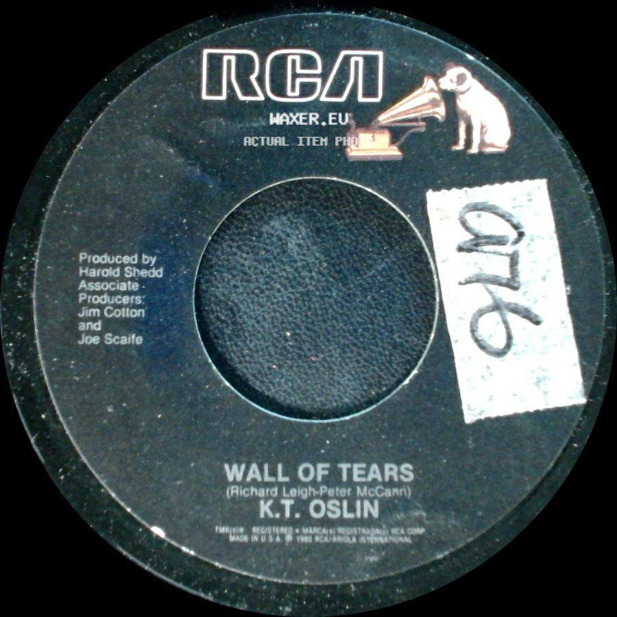 K. T. Oslin - Two Hearts Are Better Than One / Wall Of Tears side B
