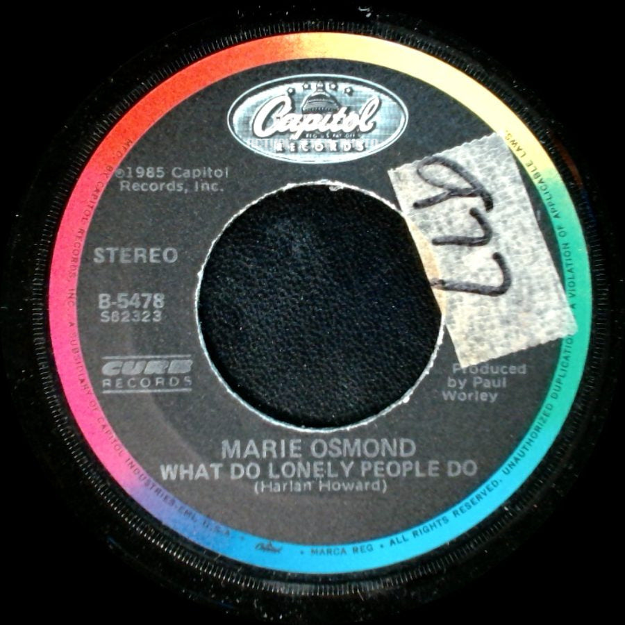 Marie Osmond - Meet Me In Montana / What Do Lonely People Do side B
