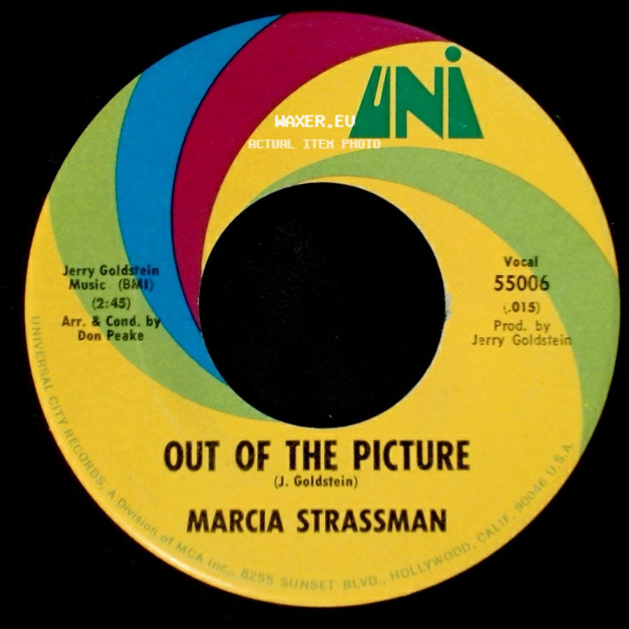 Marcia Strassman - The Flower Children / Out Of The Picture side B