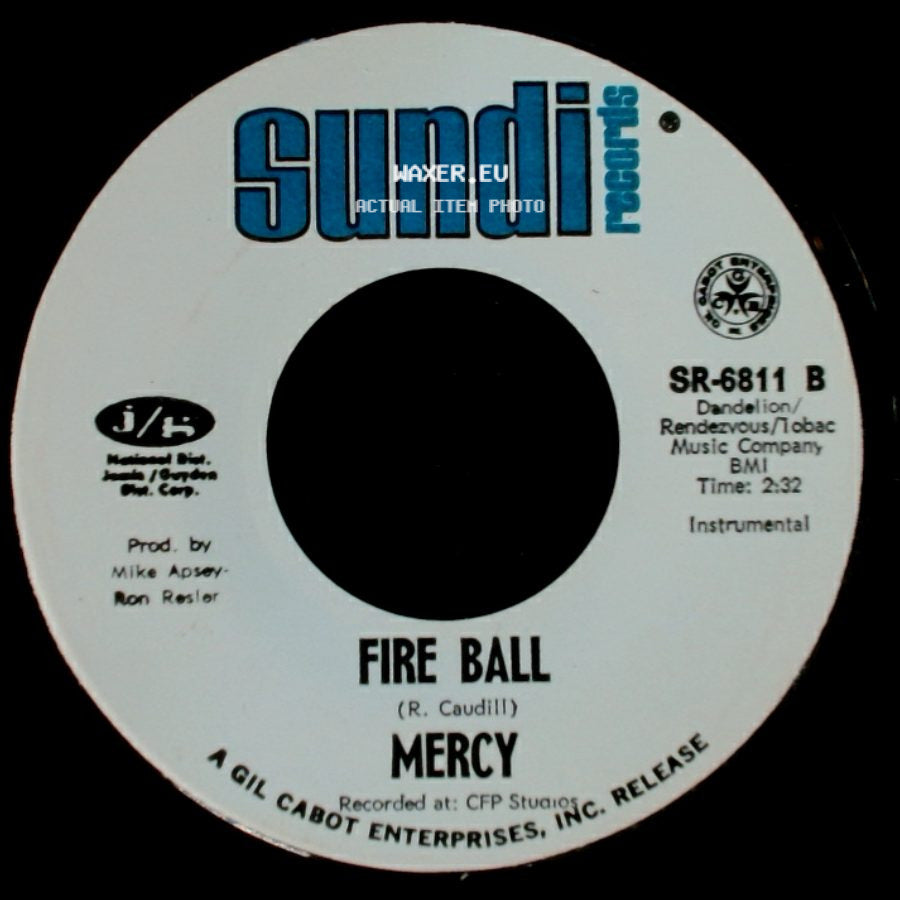 Mercy - Love (Can Make You Happy) / Fire Ball Mercy side B