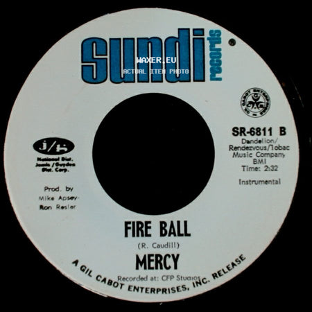 Mercy - Love (Can Make You Happy) / Fire Ball Mercy side B
