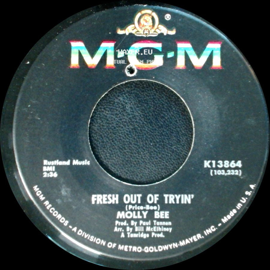 Molly Bee - Sinner's Wine / Fresh Out Of Tryin' side B