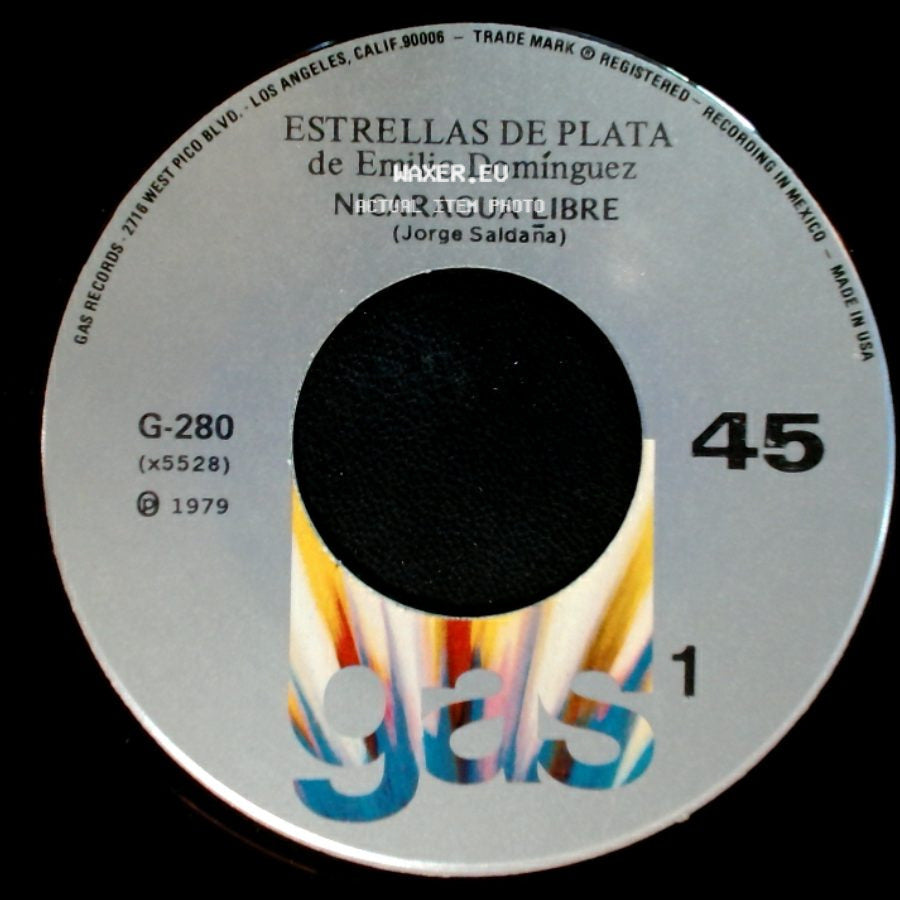 Estrellas De Plata De Emilio Domínguez / Emilio Domínguez - Nicaragua Libre / Una Flor A Nicaragua side A