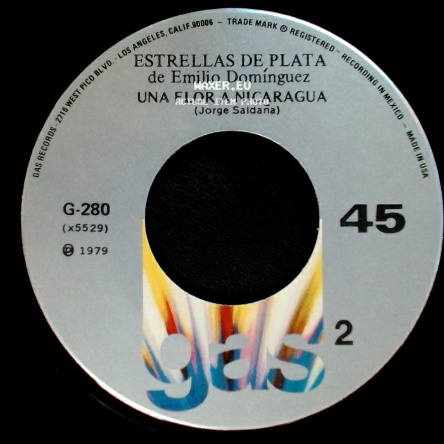 Estrellas De Plata De Emilio Domínguez / Emilio Domínguez - Nicaragua Libre / Una Flor A Nicaragua side B