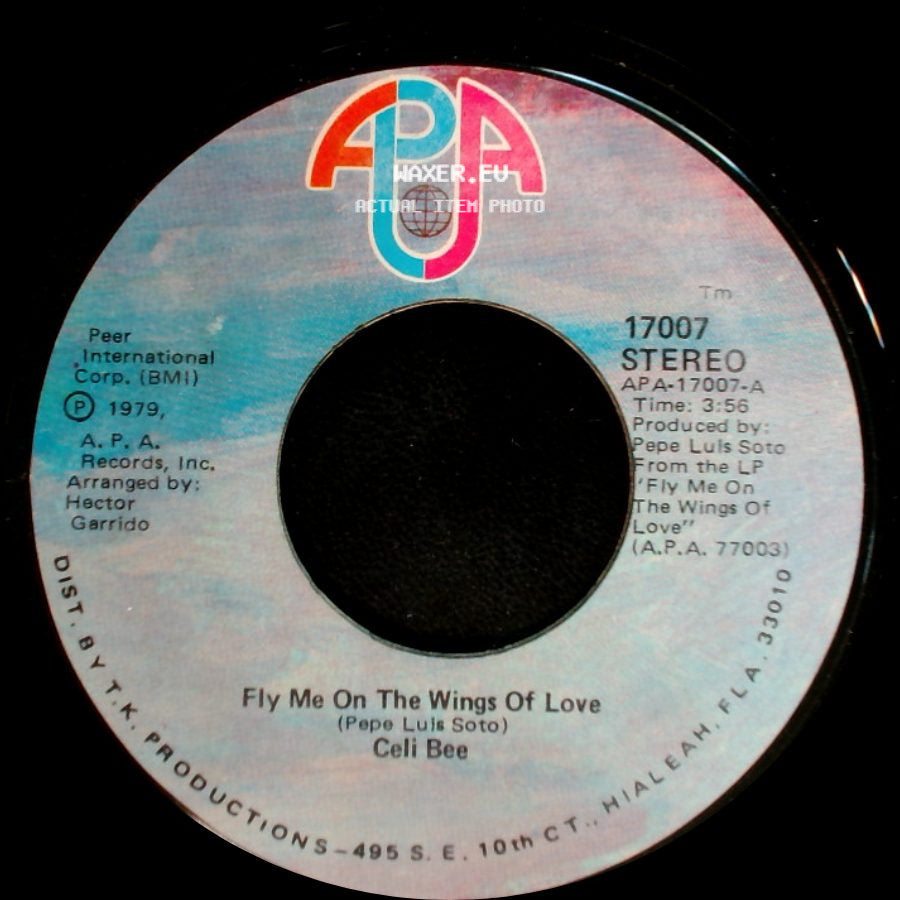 Celi Bee - You're The Best Thing (That Ever Happened To My Life) / Fly Me On The Wings Of Love side B