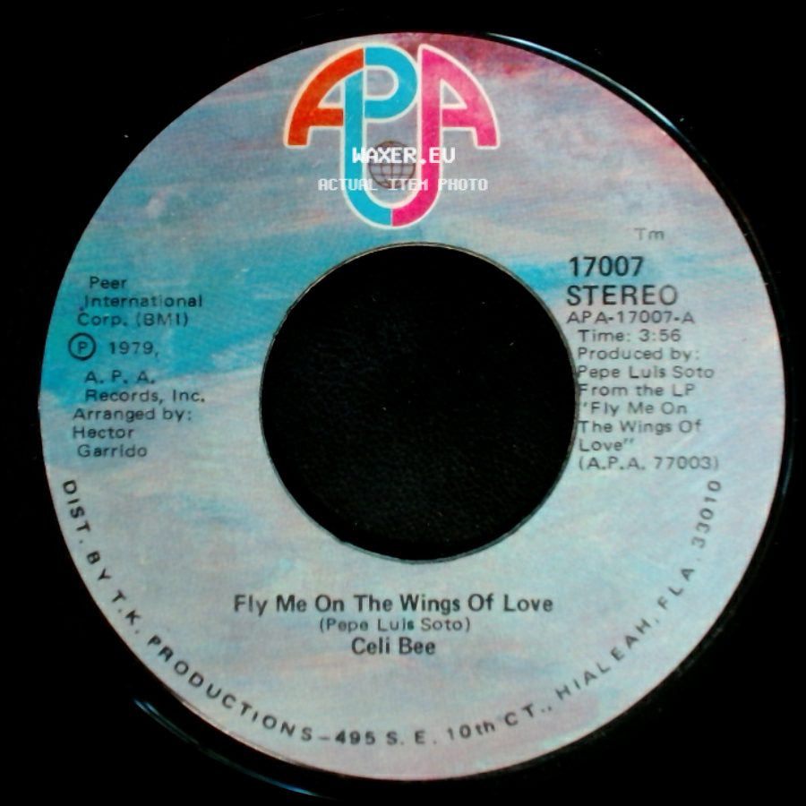 Celi Bee - You're The Best Thing (That Ever Happened To My Life) / Fly Me On The Wings Of Love side B