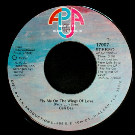 Ceili Bee - You're The Best Thing (That Ever Happened To My Life) / Fly Me On The Wings Of Love side B