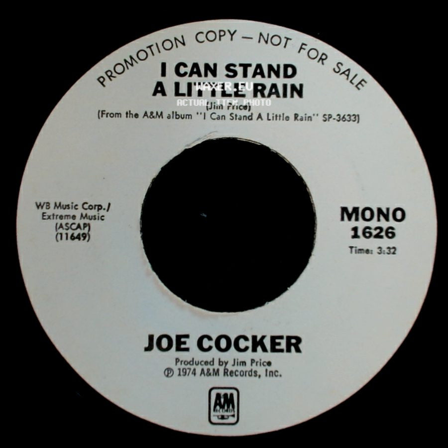 Joe Cocker - I Can Stand A Little Rain / I Can Stand A Little Rain side A