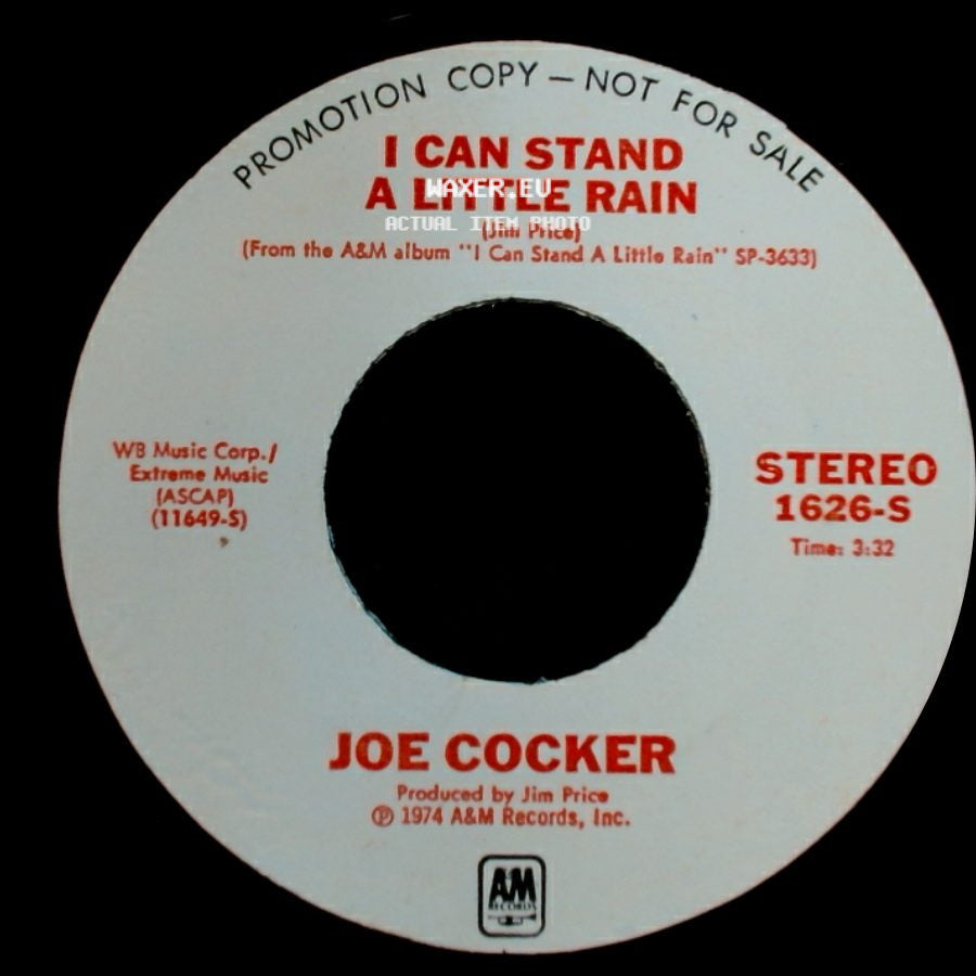 Joe Cocker - I Can Stand A Little Rain / I Can Stand A Little Rain side B