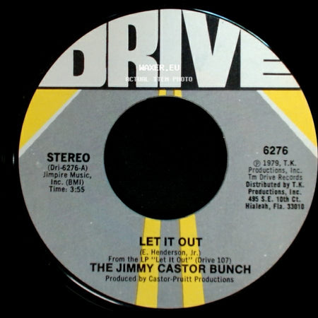 The Jimmy Castor Bunch - You Light Up My Life / Let It Out side B