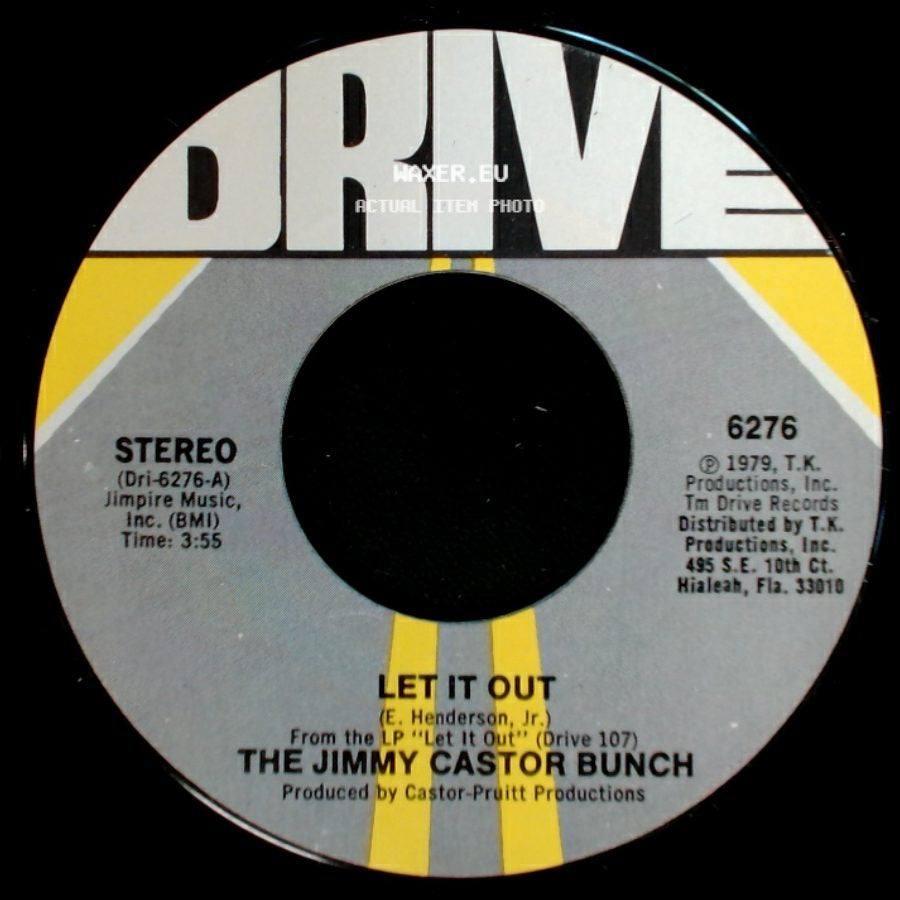 The Jimmy Castor Bunch - Let It Out / You Light Up My Life side A