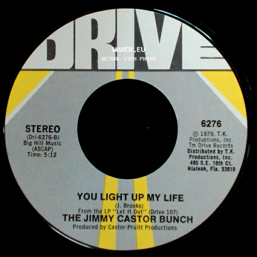 The Jimmy Castor Bunch - Let It Out / You Light Up My Life side B