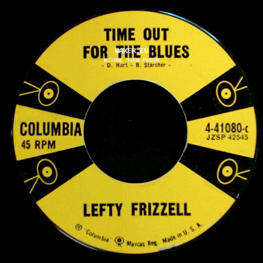 Lefty Frizzell - Tell Me Dear / Time Out For The Blues side B