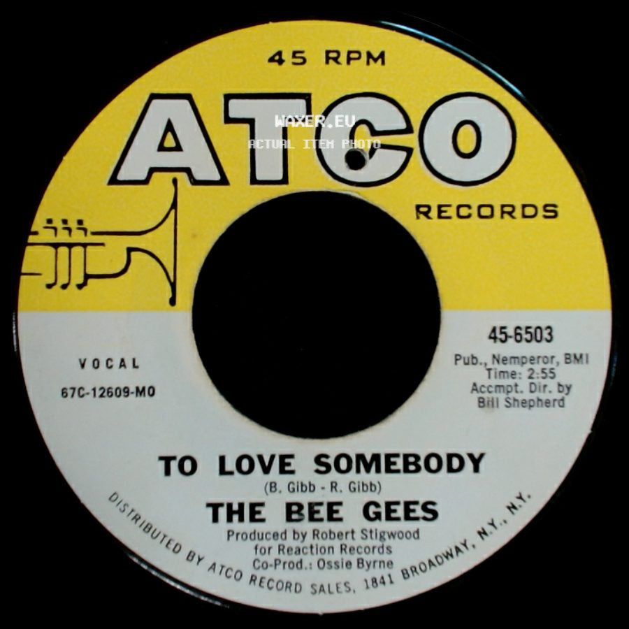 The Bee Gees - Close Another Door / To Love Somebody side B