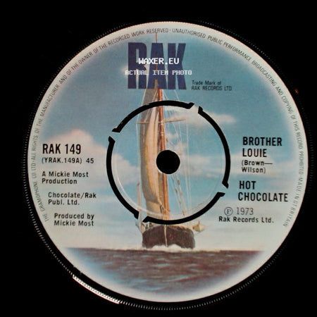 Hot Chocolate - I Want To Be Free / Brother Louie side B