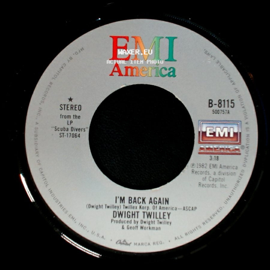 Dwight Twilley - I Found The Magic / I'm Back Again side B