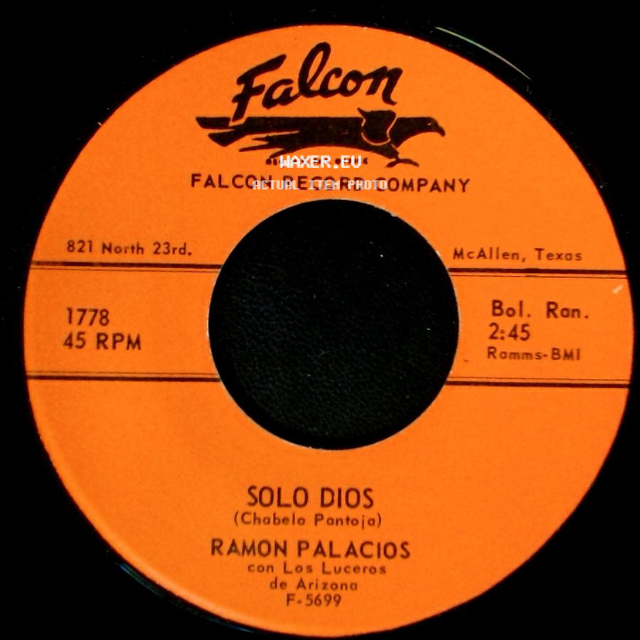 Ramon Palacios Con Los Luceros De Arizona - Nuestra Separacion / Solo Dios side B