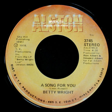 Betty Wright - A Song For You / Lovin' Is Really My Game side A