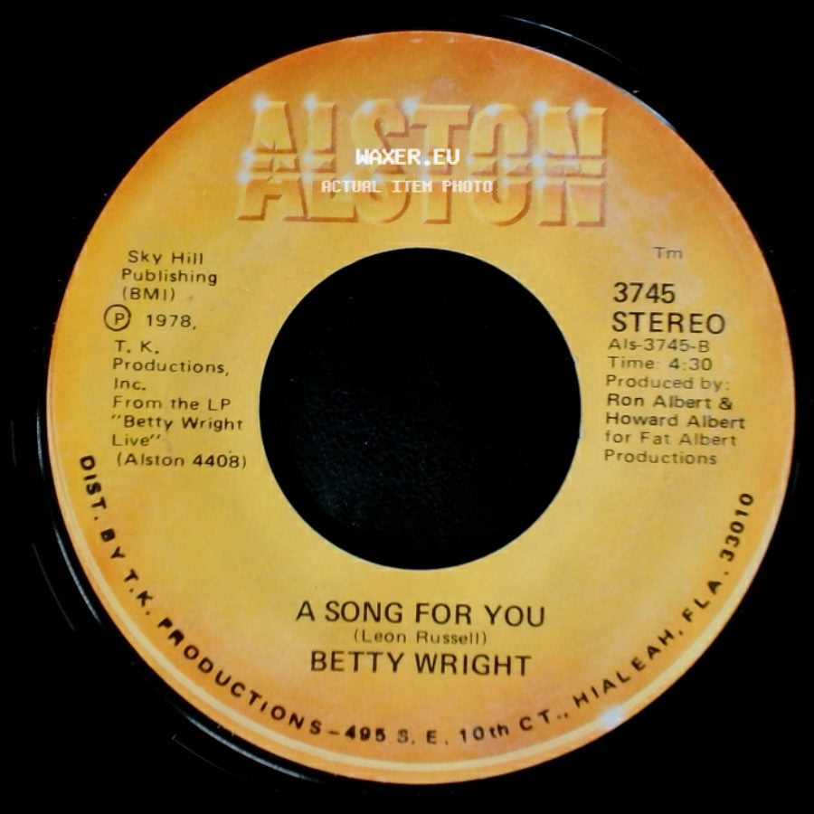 Betty Wright - Lovin' Is Really My Game / A Song For You side B