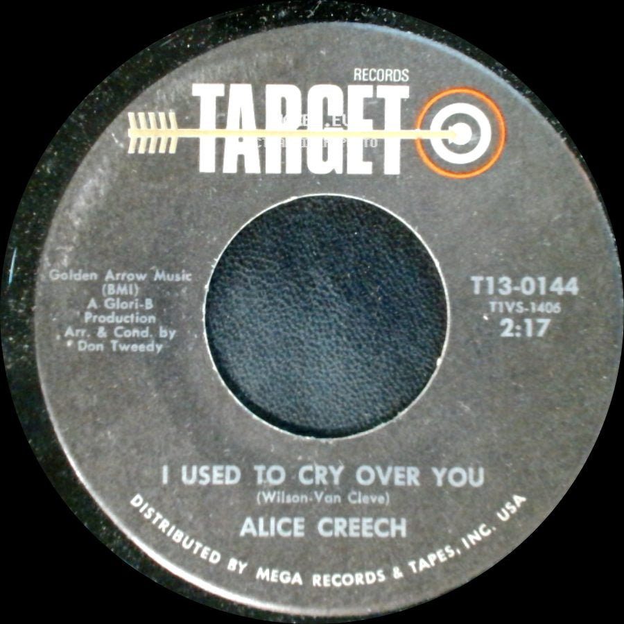 Alice Creech - I Used To Cry Over You / We'll Sing In The Sunshine side A