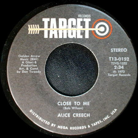 Alice Creech - Born A Woman / Close To Me side B
