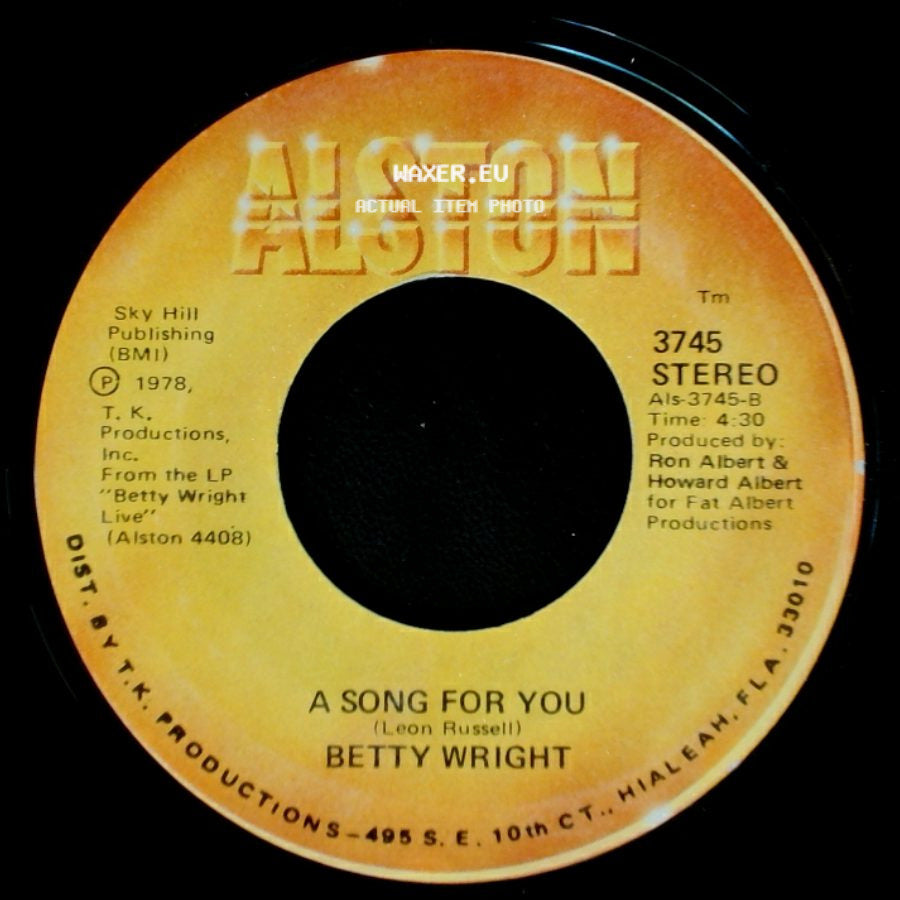 Betty Wright - Lovin' Is Really My Game / A Song For You side B